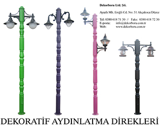 Dekoratif Aydınlatma Direği