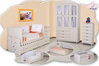 Barby Baby Cot In Descendıng Parapet ( Lk-302 )