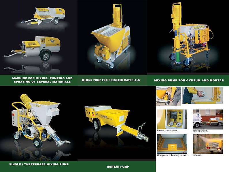 Plasterıng Machınes / Mortar Transfer Pumps