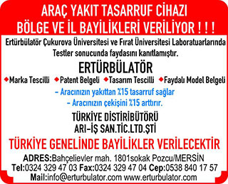 Araç Yakıt Tasarruf Cihazı Bölge Ve İl Bayilikleri Veriliyor ! ! !