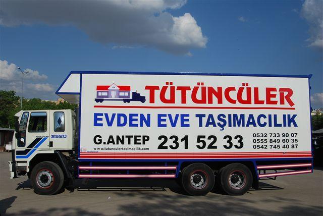 Gaziantep Tütüncüler Evden Eve Taşımacılık - Kapalı Kasa Araç