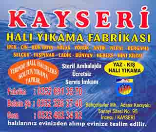 Kayseri Halı Yıkama