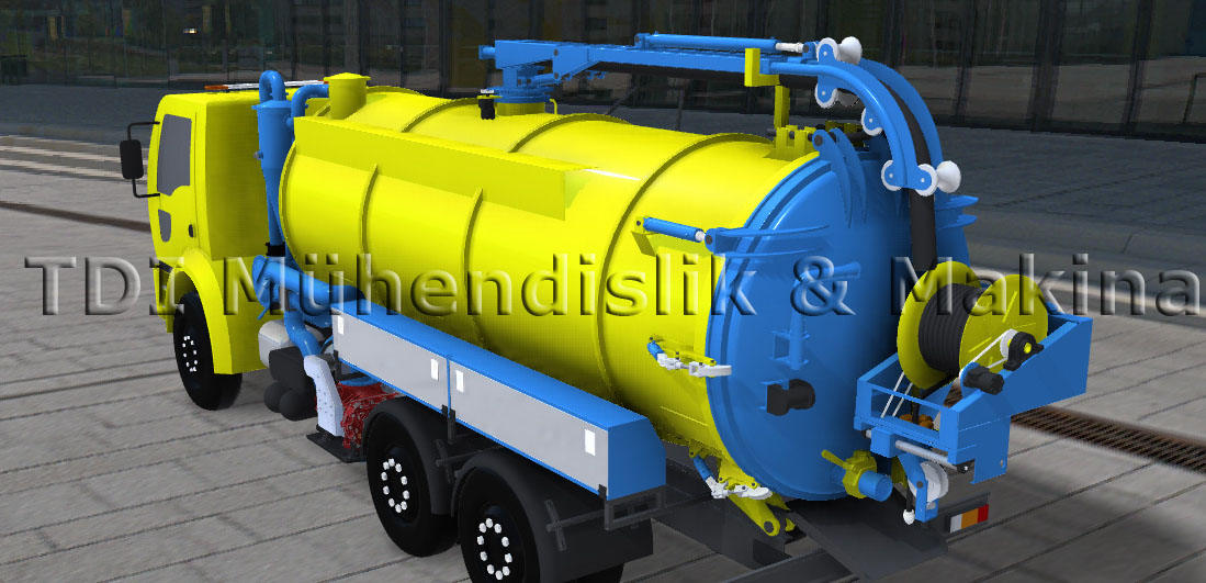 Combination Sewer Jetting And Vacuum Truck
