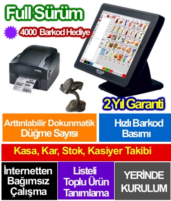 Hırdavat Barkod Sistemi (kullanıma Hazır Set) 5100 Tl